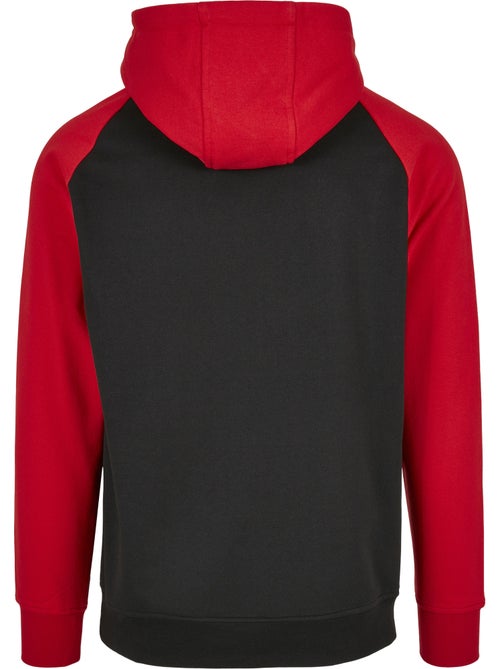 Sweat à capuche manches raglan basic - build your brand - Kiabi