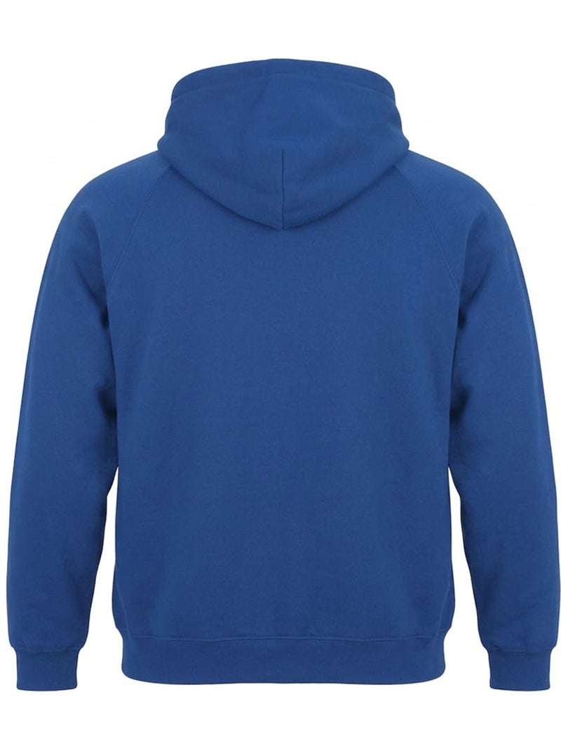 Sweat à capuche map of middle earth - le seigneur des anneaux Bleu roi - Kiabi