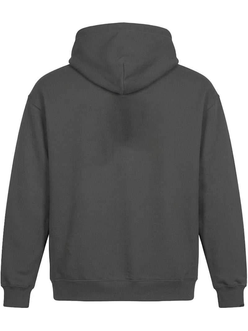 Sweat à capuche map of middle earth - le seigneur des anneaux Gris Gris anthracite - Kiabi