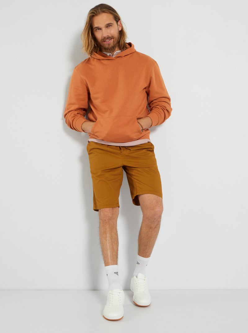 Sweat à capuche Marron - Kiabi