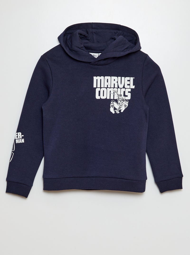 Sweat à capuche 'Marvel' 'Spider-Man' Bleu - Kiabi