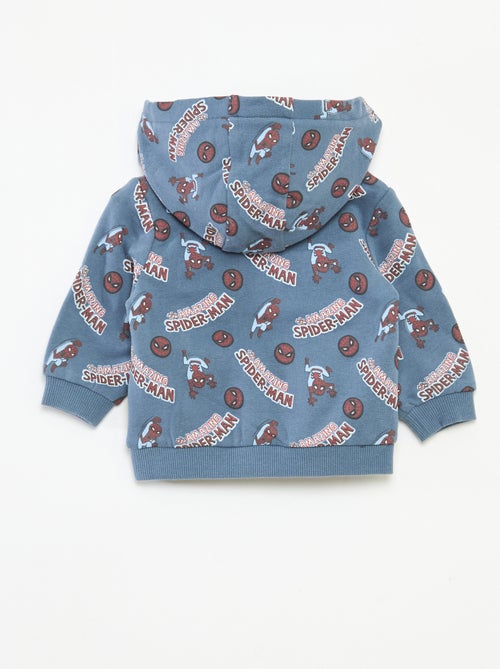 Sweat à capuche 'Marvel' ' Spiderman en coton - Kiabi