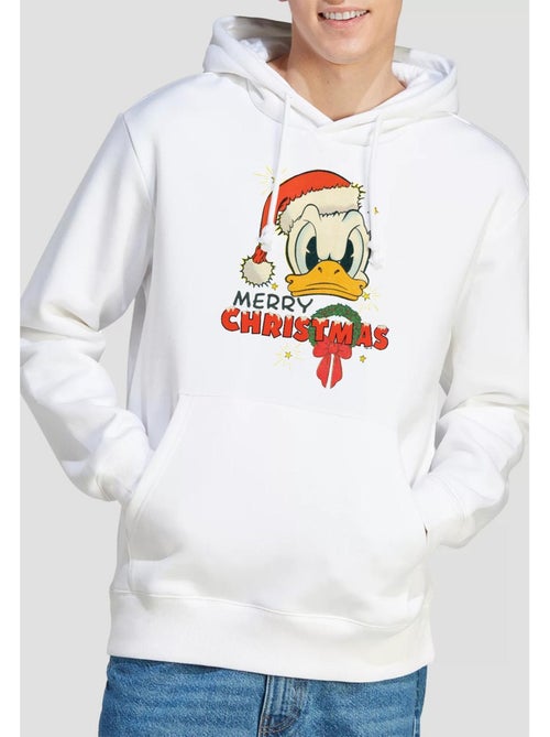 Sweat à capuche merry christmas - disney - Kiabi