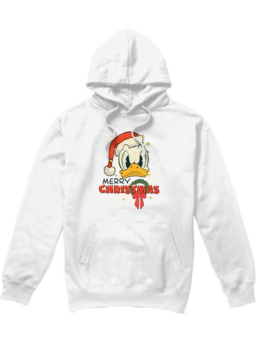 Sweat à capuche merry christmas - disney - Kiabi