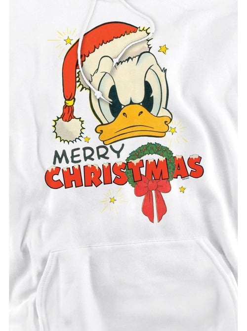 Sweat à capuche merry christmas - disney - Kiabi