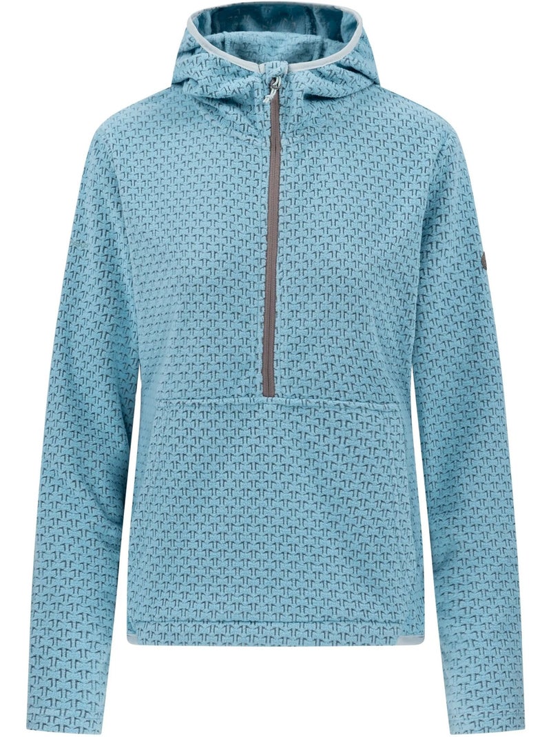 Sweat à capuche metraya - trespass Bleu marine/Gris froid - Kiabi