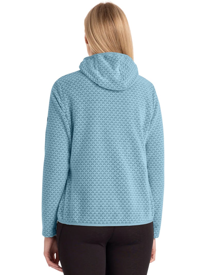 Sweat à capuche metraya - trespass Bleu marine/Gris froid - Kiabi