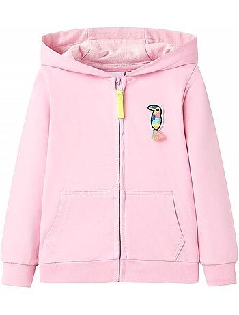 Sweat à capuche molleton coton pour enfant - vidaxl