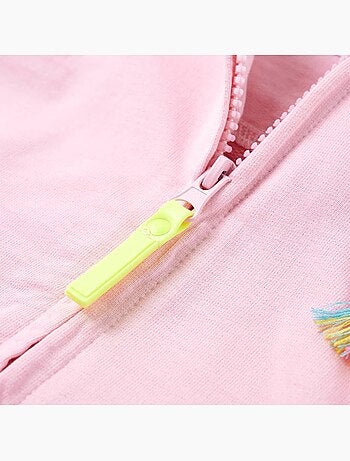 Sweat à capuche molleton coton pour enfant - vidaxl