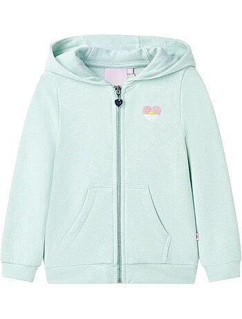 Sweat à capuche molleton coton pour enfant - vidaxl