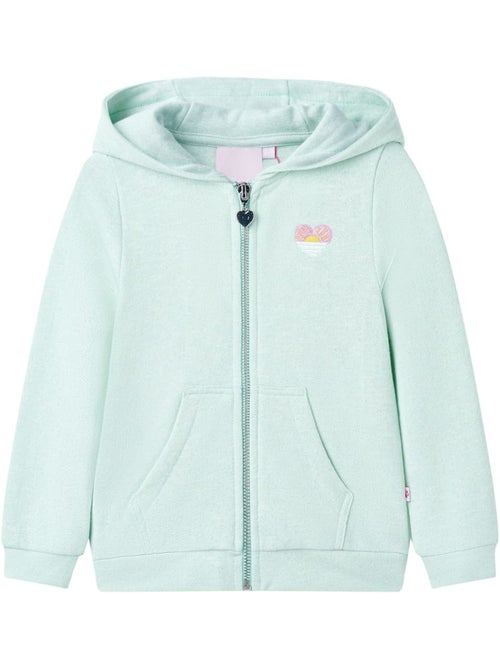 Sweat à capuche molleton coton pour enfant - vidaxl - Kiabi
