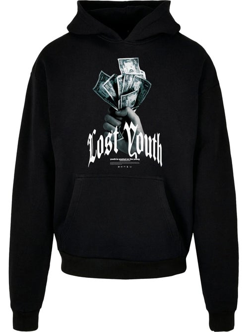 Sweat à capuche money v.1 - lost youth - Kiabi