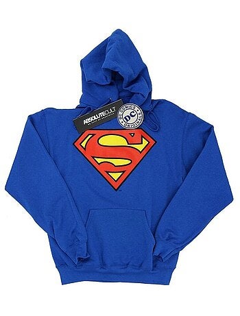 Sweat à capuche motif superman motif/style logo - dc comics
