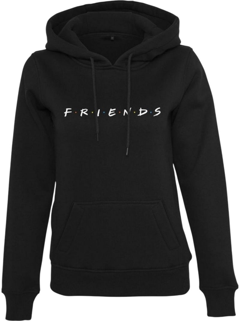 Sweat à capuche motif/style amis - merchcode Noir - Kiabi