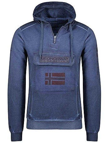 Sweat à capuche motif/style badge gymclass eo - geographical norway