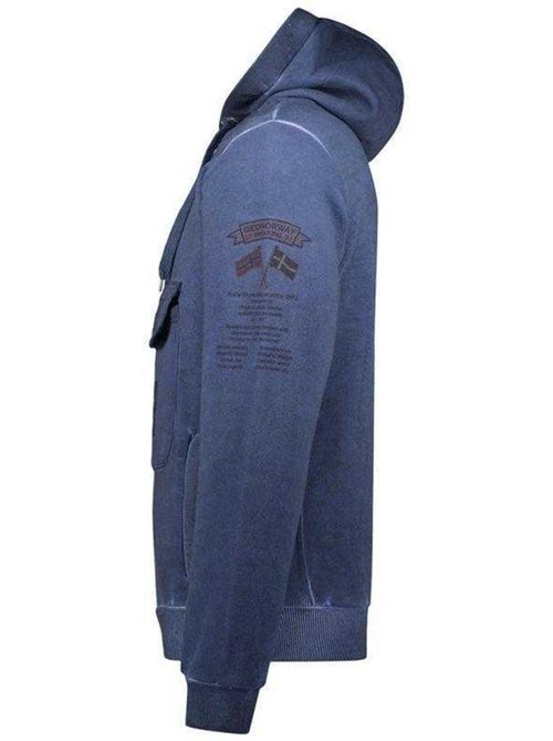 Sweat à capuche motif/style badge gymclass eo - geographical norway - Kiabi