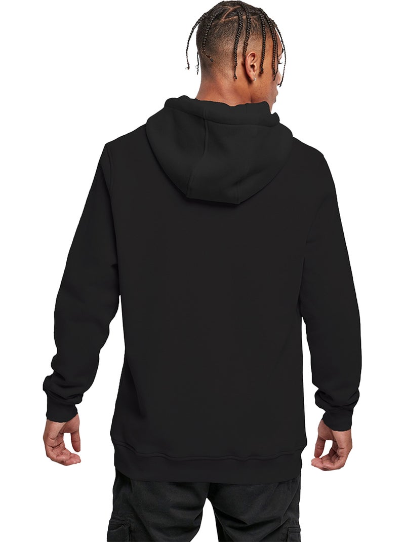 Sweat à capuche motif/style bagues de glace - mister tee Noir - Kiabi