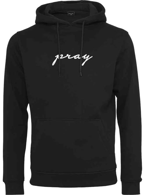 Sweat à capuche motif/style brodé pray - mister tee - Kiabi