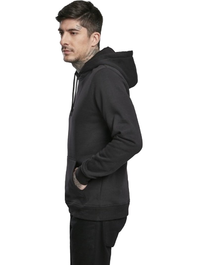 Sweat à capuche motif/style brodé pray - mister tee Noir - Kiabi