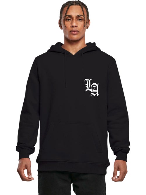 Sweat à capuche motif/style cercle los angeles - mister tee - Kiabi