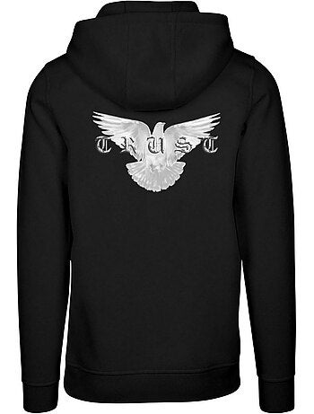 Sweat à capuche motif/style colombe trust - mister tee
