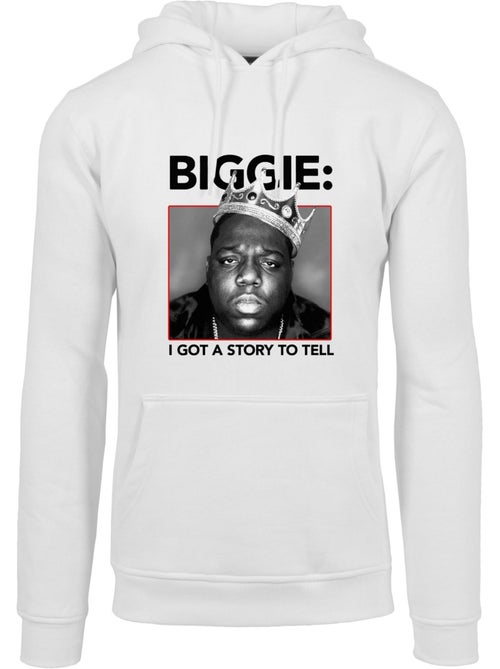 Sweat à capuche motif/style couronne biggie - mister tee - Kiabi Sweat à capuche motif/style couronne biggie - mister tee - Kiabi