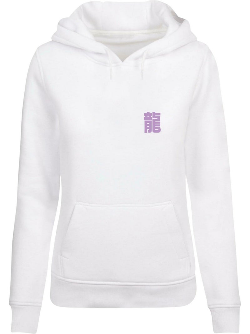 Sweat à capuche motif/style dragon glory - mister tee Blanc - Kiabi