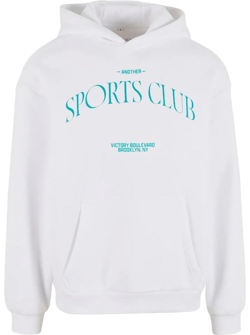 Sweat à capuche motif/style duveteux another sports club - mister tee - Kiabi