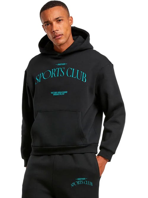 Sweat à capuche motif/style duveteux another sports club - mister tee - Kiabi