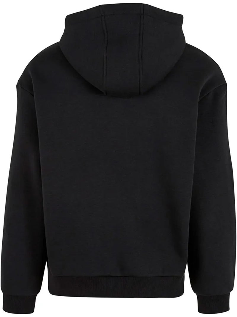 Sweat à capuche motif/style duveteux another sports club - mister tee Noir - Kiabi