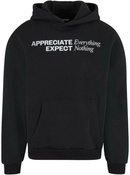 Sweat à capuche motif/style duveteux appreciate & respect - mister tee - Kiabi