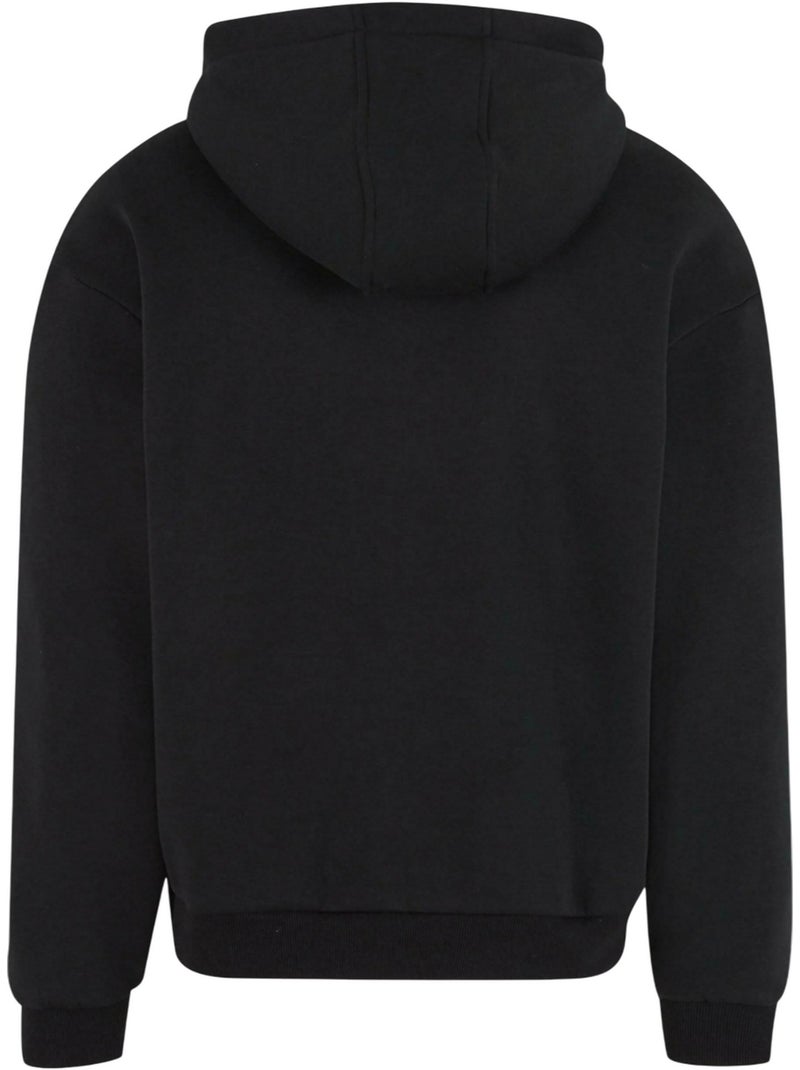 Sweat à capuche motif/style duveteux appreciate & respect - mister tee Noir - Kiabi