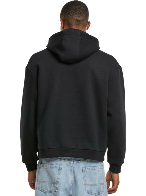 Sweat à capuche motif/style duveteux theorie du chaos - mister tee - Kiabi