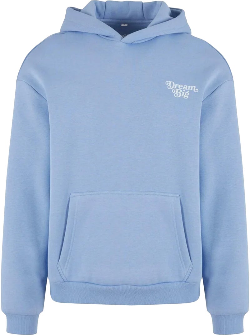 Sweat à capuche motif/style duveteux up and beyond - mister tee Bleu pastel - Kiabi