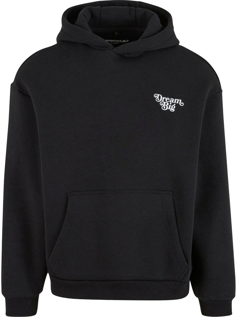 Sweat à capuche motif/style duveteux up and beyond - mister tee Noir - Kiabi