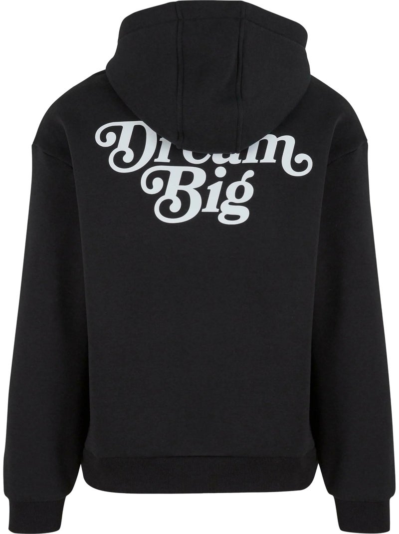 Sweat à capuche motif/style duveteux up and beyond - mister tee Noir - Kiabi