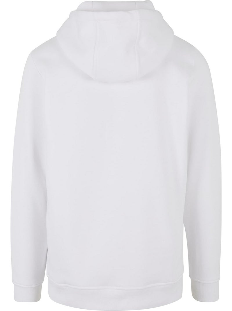 Sweat à capuche motif/style écusson ny - mister tee Blanc - Kiabi