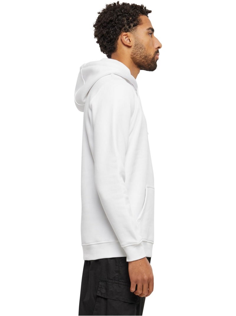 Sweat à capuche motif/style écusson ny - mister tee Blanc - Kiabi