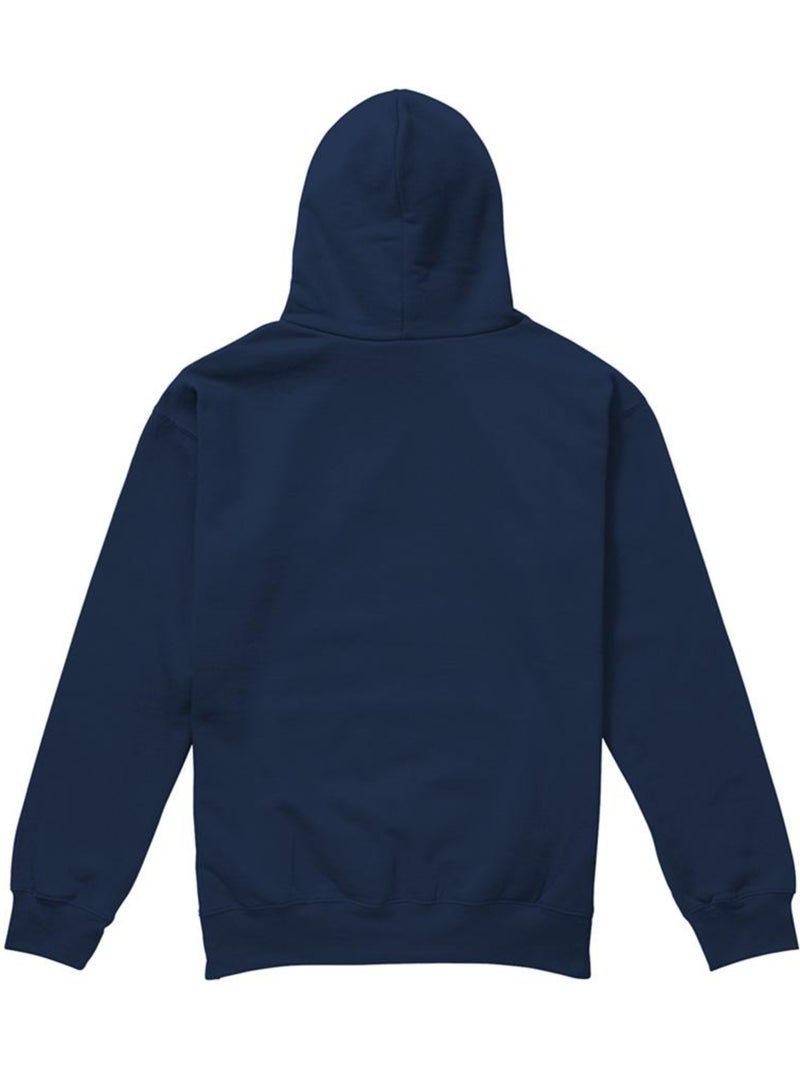 Sweat à capuche motif/style emblème - venin Bleu marine - Kiabi