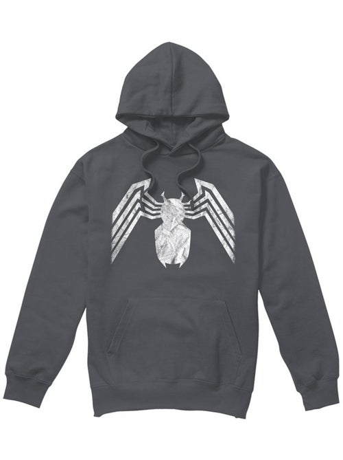 Sweat à capuche motif/style emblème - venin - Kiabi