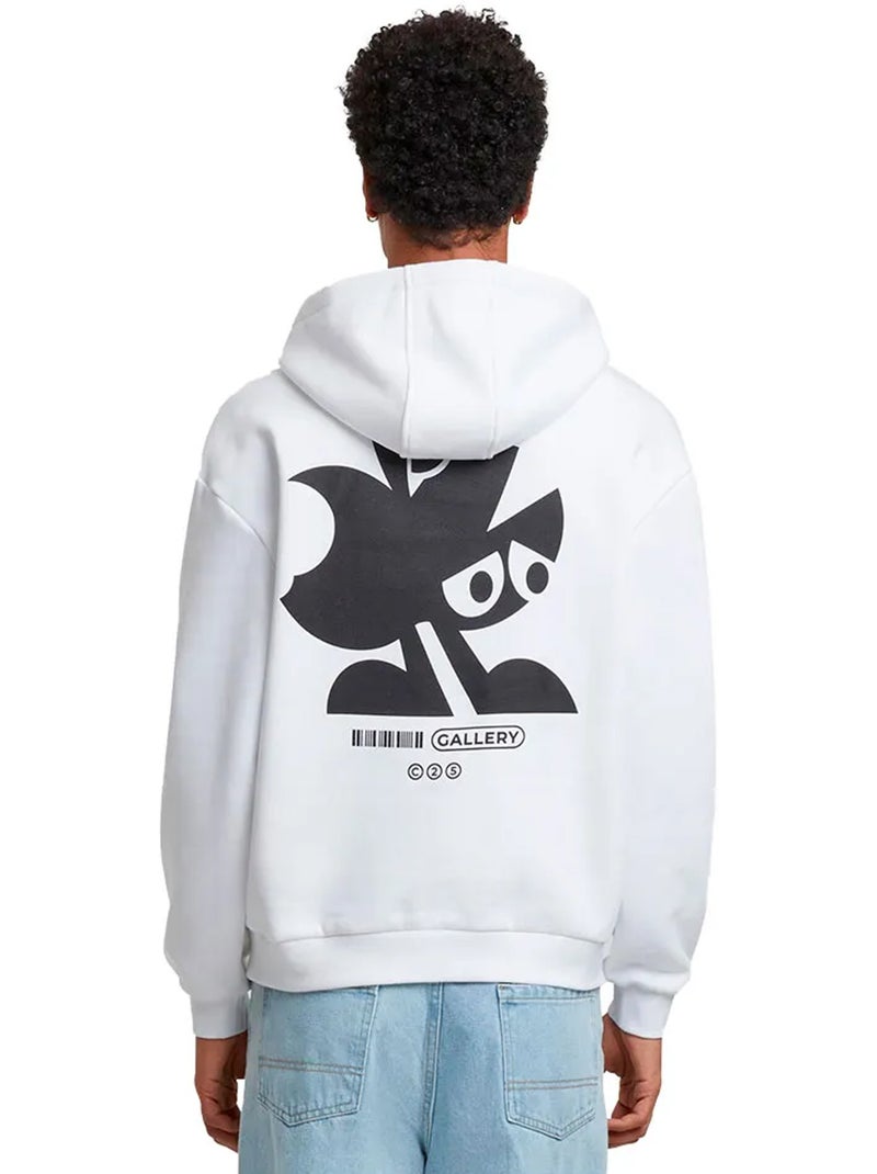 Sweat à capuche motif/style galerie d'artistes - mister tee Blanc - Kiabi