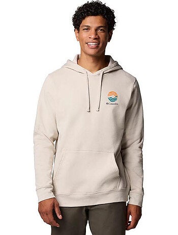 Sweat à capuche motif/style graphique trek - columbia