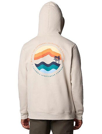 Sweat à capuche motif/style graphique trek - columbia