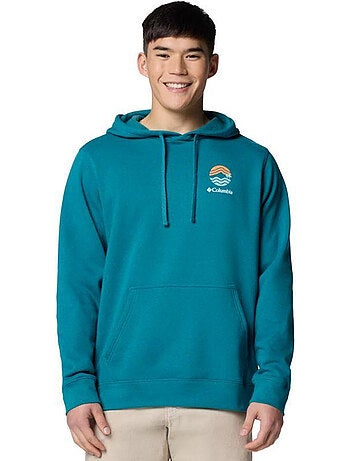 Sweat à capuche motif/style graphique trek - columbia