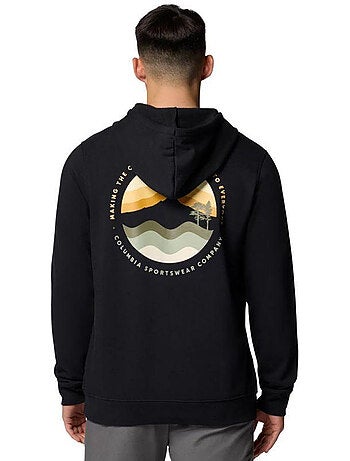 Sweat à capuche motif/style graphique trek - columbia
