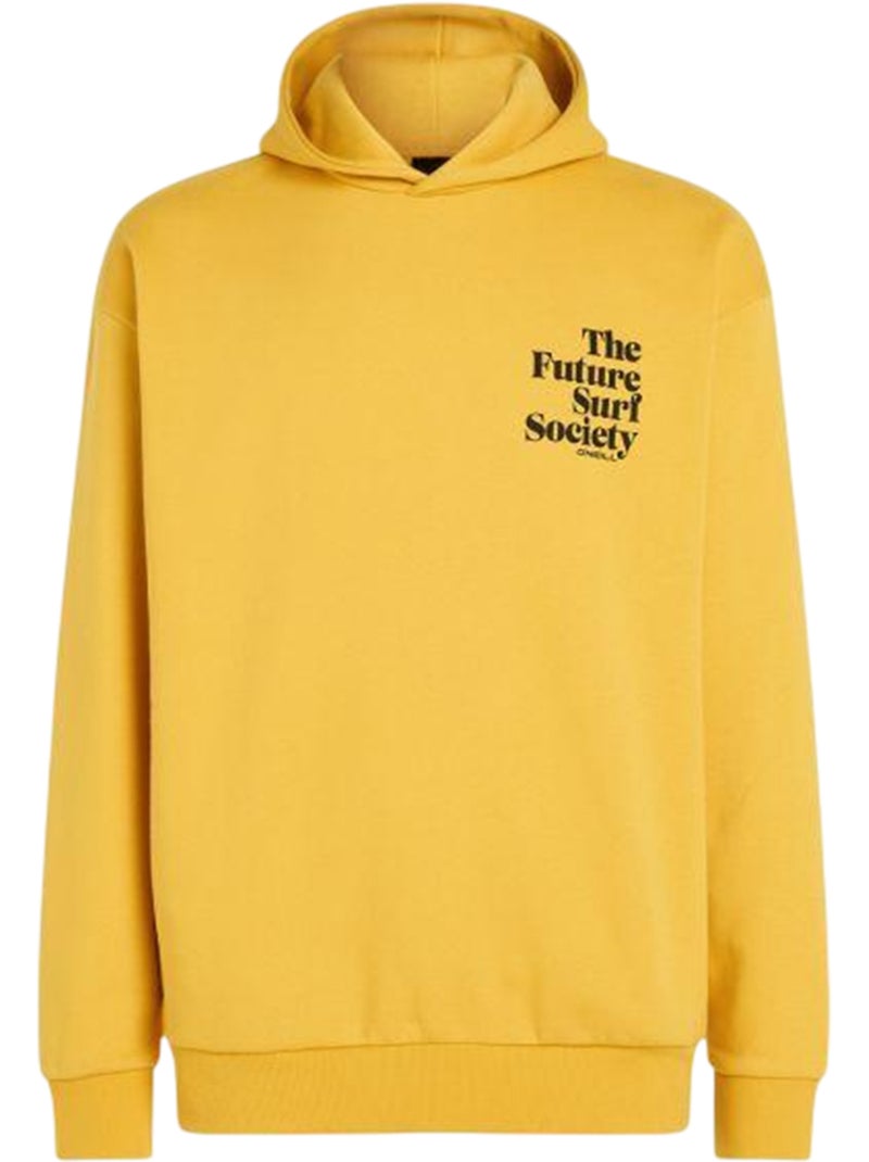 Sweat à capuche motif/style impression encre the future surf society - o´neill Jaune - Kiabi