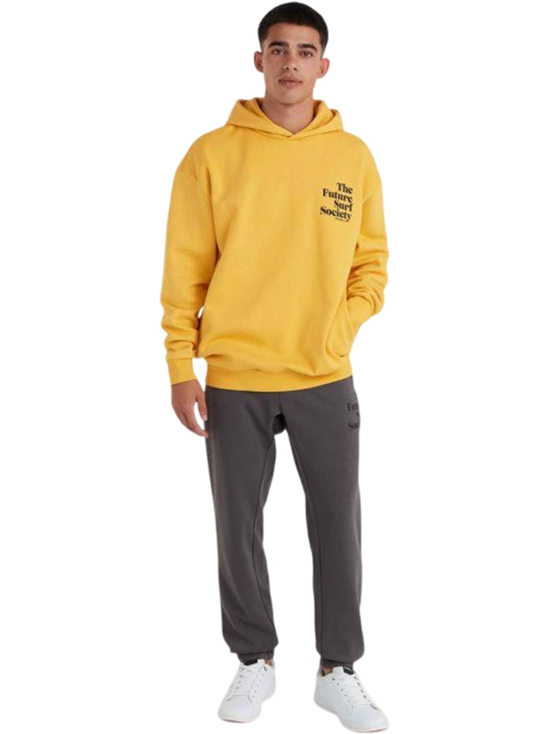 Sweat à capuche motif/style impression encre the future surf society - o´neill Jaune - Kiabi