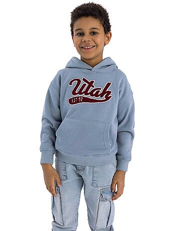 Sweat à capuche motif/style imprimé - minoti