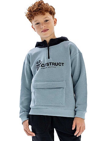 Sweat à capuche motif/style imprimé - minoti
