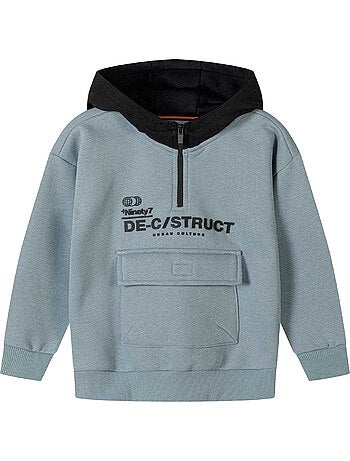 Sweat à capuche motif/style imprimé - minoti